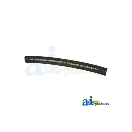 A & I Products 1"- 2 Wire Compact Hyd Hose (50 Ft.) 1" x1" x1" A-P100R16-16X50